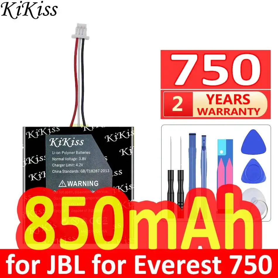 Wireless Headset Battery For Jbl For Everest 750 Headset P663030 Safe Lightweight 850mAh