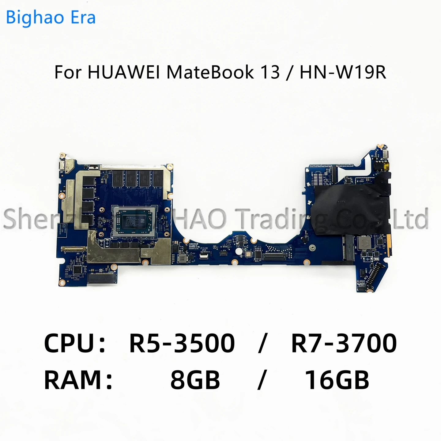 

For HUAWEI MateBook 13 HN-W19R Laptop Motherboard With R5-3500 R7-3700 CPU 8GB/16GB-RAM 100% Fully Tested