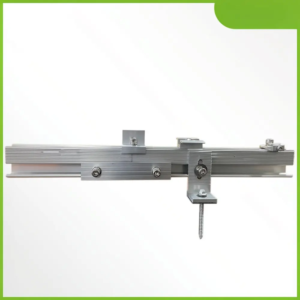 Roof Rail Installation Component For For SUNTECH Solar Panel System Aluminum Alloy L Bracket Hardware Fastener Kit