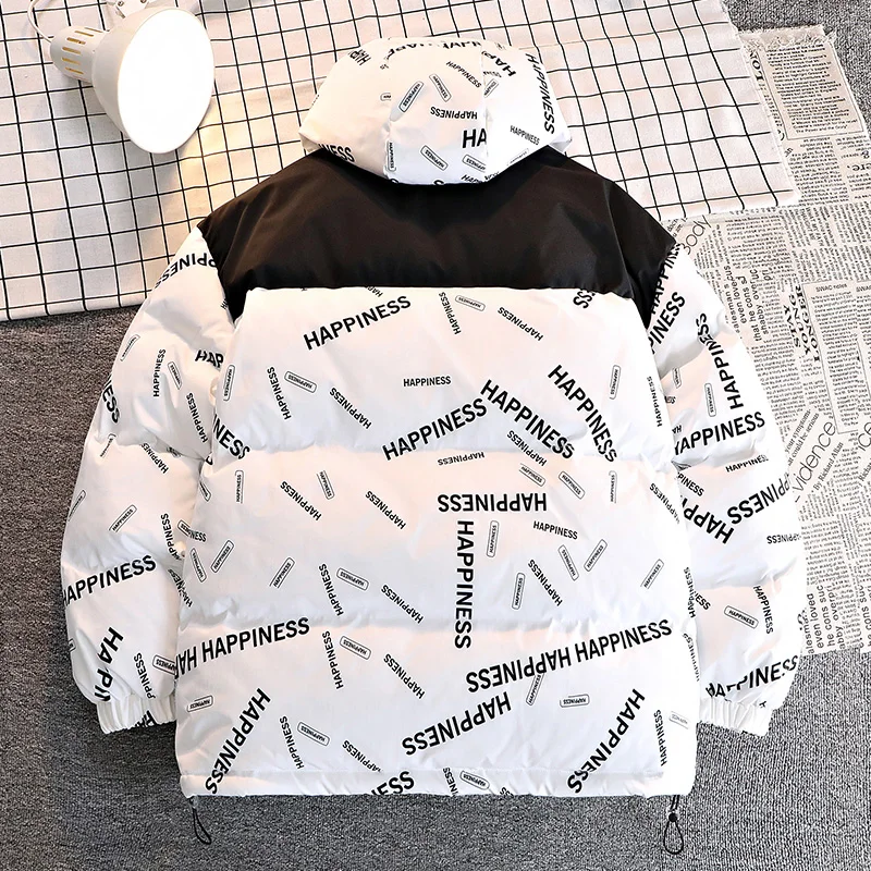 Abrigo acolchado de algodón para hombre, abrigo con capucha grueso y cálido de invierno para adolescentes, chaqueta acolchada, chaqueta, ropa de invierno, newparkas