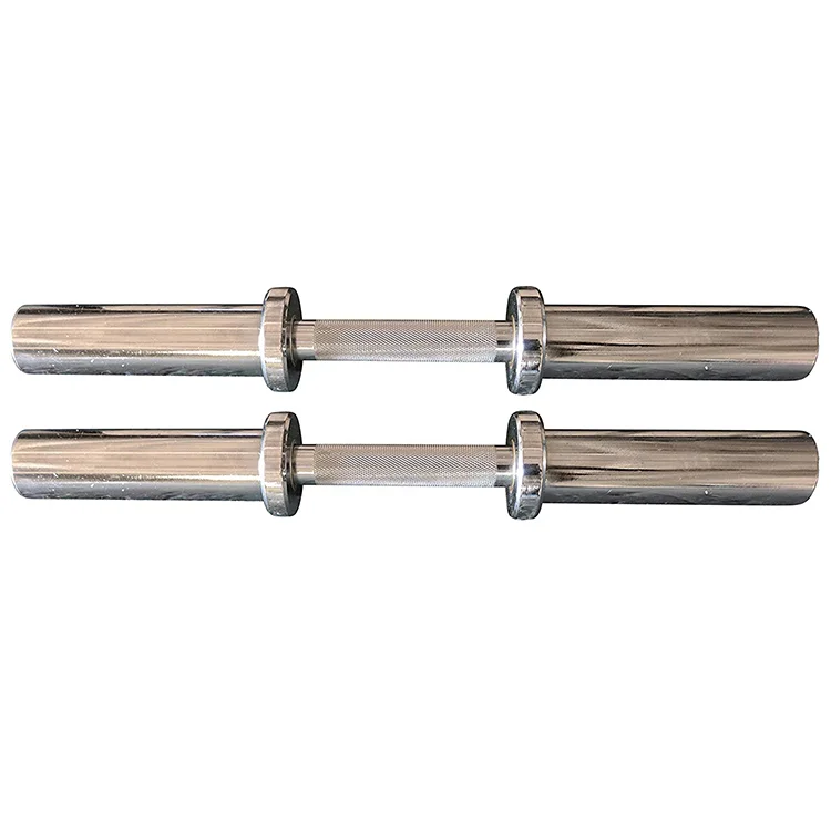 

20 Inch Gym Fitness Barbell Bar Dumbbell Handle High Quality Steel Unisex Anti-Slip Customizable Logo 50mm Diameter for Home Use