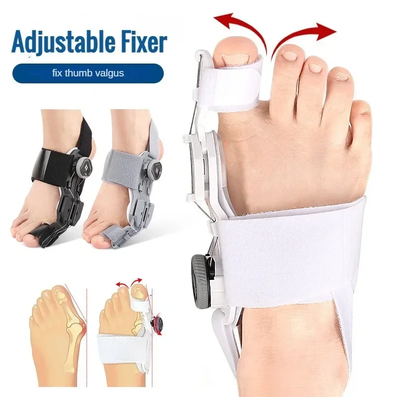 Bunion Corrector Unisex Foot Hallux Valgus Braces Rotatable Toe Separator Straightener Adjustable Pedicure Finger Toe Corrector