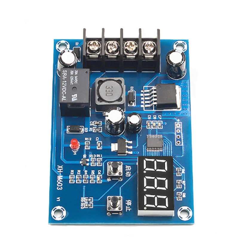 XH-M603 Charging Control Module 12-24V Storage Lithium Battery Charger Control Switch Protection Board With LED Display NEW