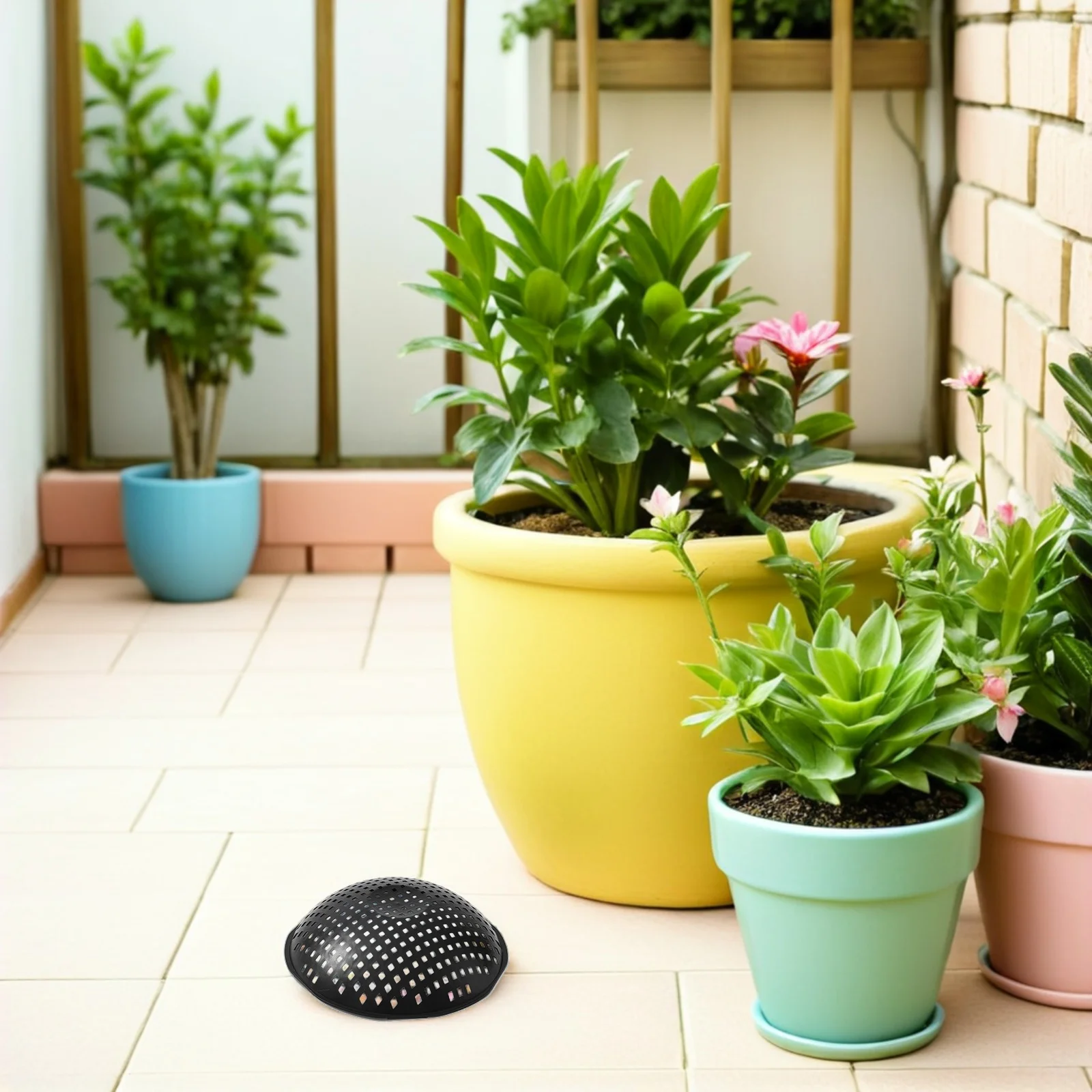 

10Pcs Flowerpot Hole Mesh Pads Plastic Planter Bottom Grid Durable Bonsai Pot Filter Screen Garden Plant Pot Cushion Mesh Insert