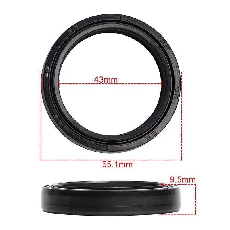 Front Fork Bushing Oil Seal For DUCATI Monster 659 696 795 797 821 1200 Hypermotard 796 Hyperstrada 939 For SUZUKI TL 1000 S R view 5
