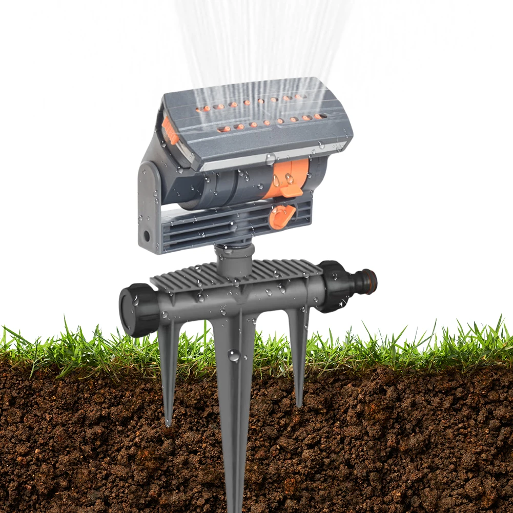 

Oscillating Sprinkler Automatic Garden Sprinkler 16 Nozzles Garden Sprayer Watering Irrigation System for Plants Grasses Flowers