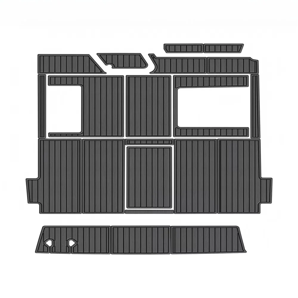 Boat Flooring Mat, EVA Foam Faux Teak Sheet, Cockpit Flooring Pad, for 1990 Sea Ray 31 Express Cruiser Yacht Marine Boat Deck