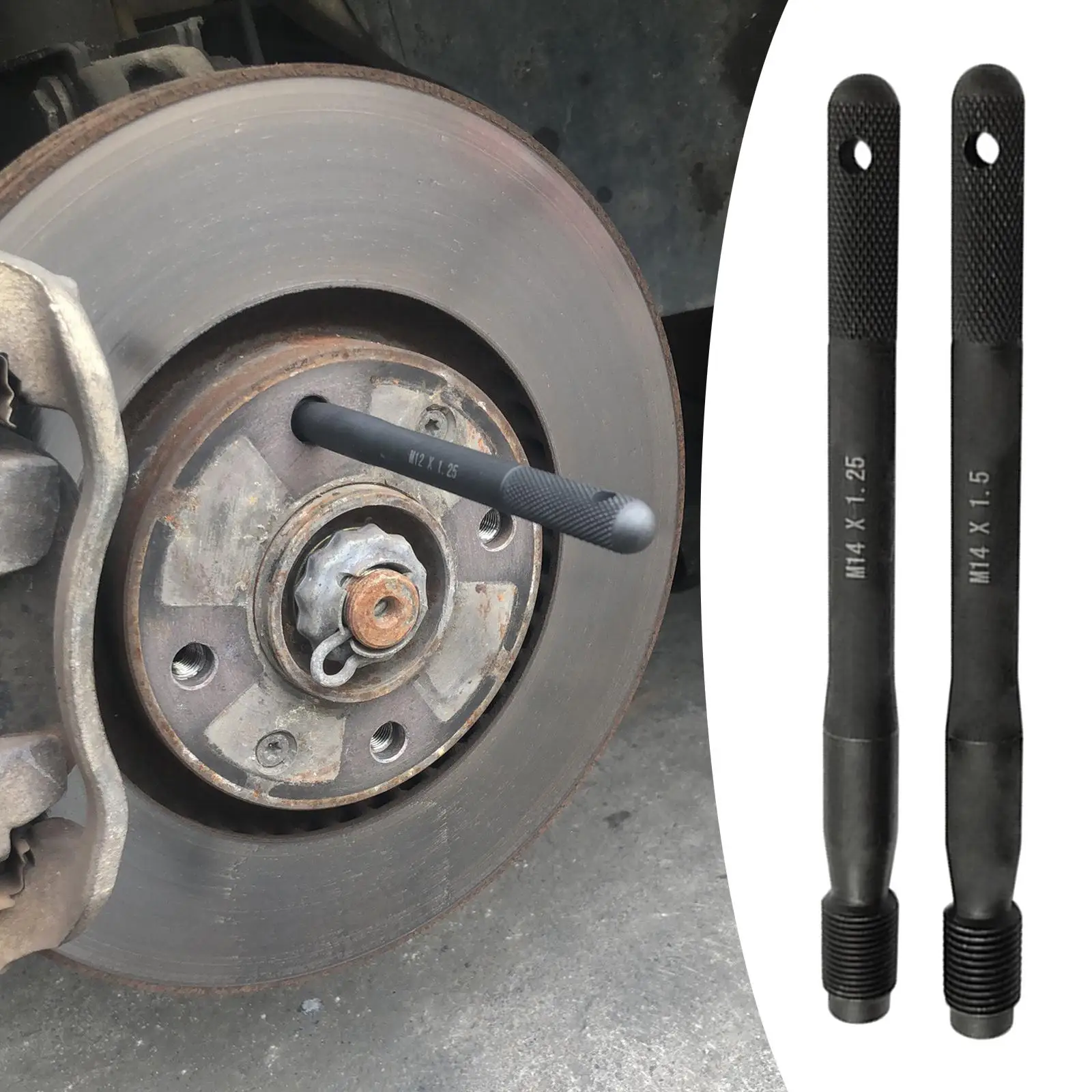 Wheel Mounting Guide Bolt Tool Tire Wheel Hanger Alignment pin Lug Bolts Automotive Mechanic Tools M14x1.25, M14x1.5, M12x1.5