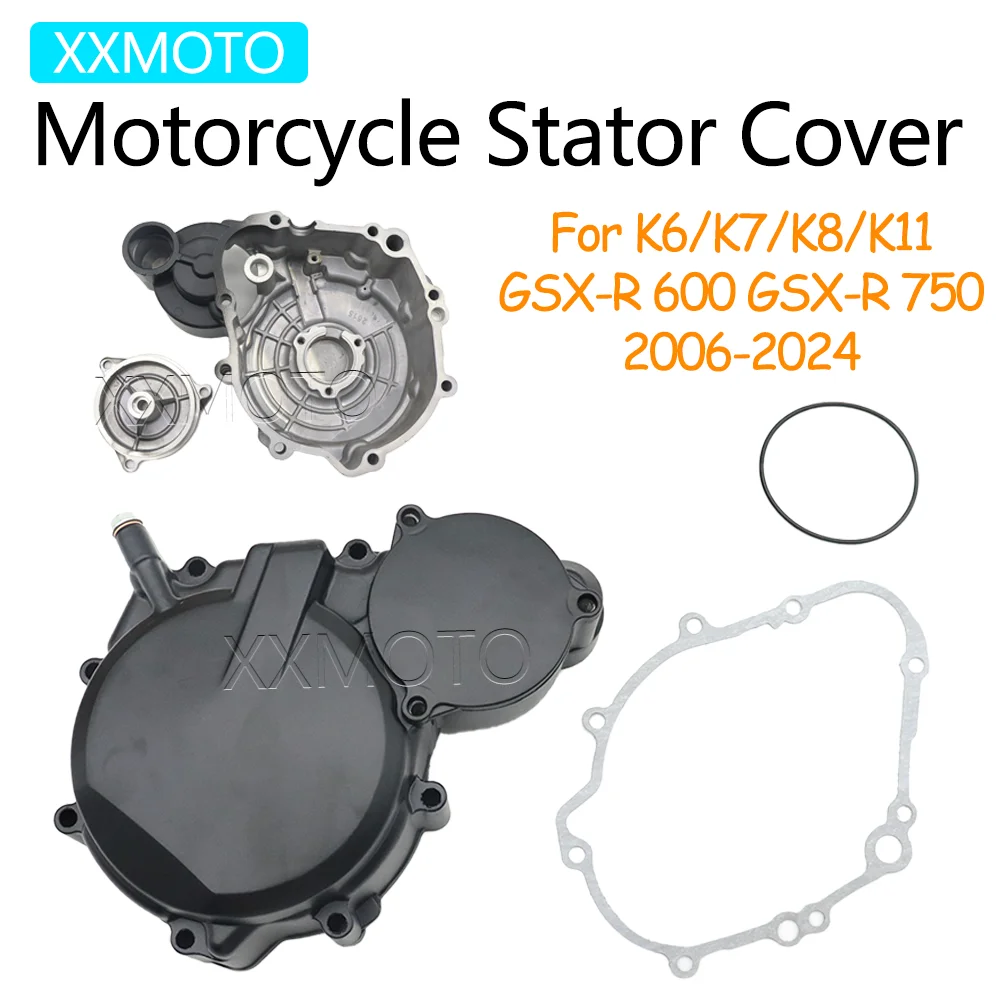 For Suzuki GSXR600 GSXR750 GSX-R600 GSX-R750 GSXR 600 750 06-22 Motorcycle Stator Cover Engine Generator GSX 400 Crankcase Cover