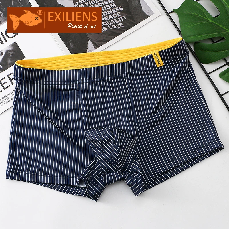 EXILIENS Brand Comfortable Boxer Men Underwear Ropa Interior Hombre Mens Boxers Cuecas Masculinas Man Calzoncillos M-3XL PD3209