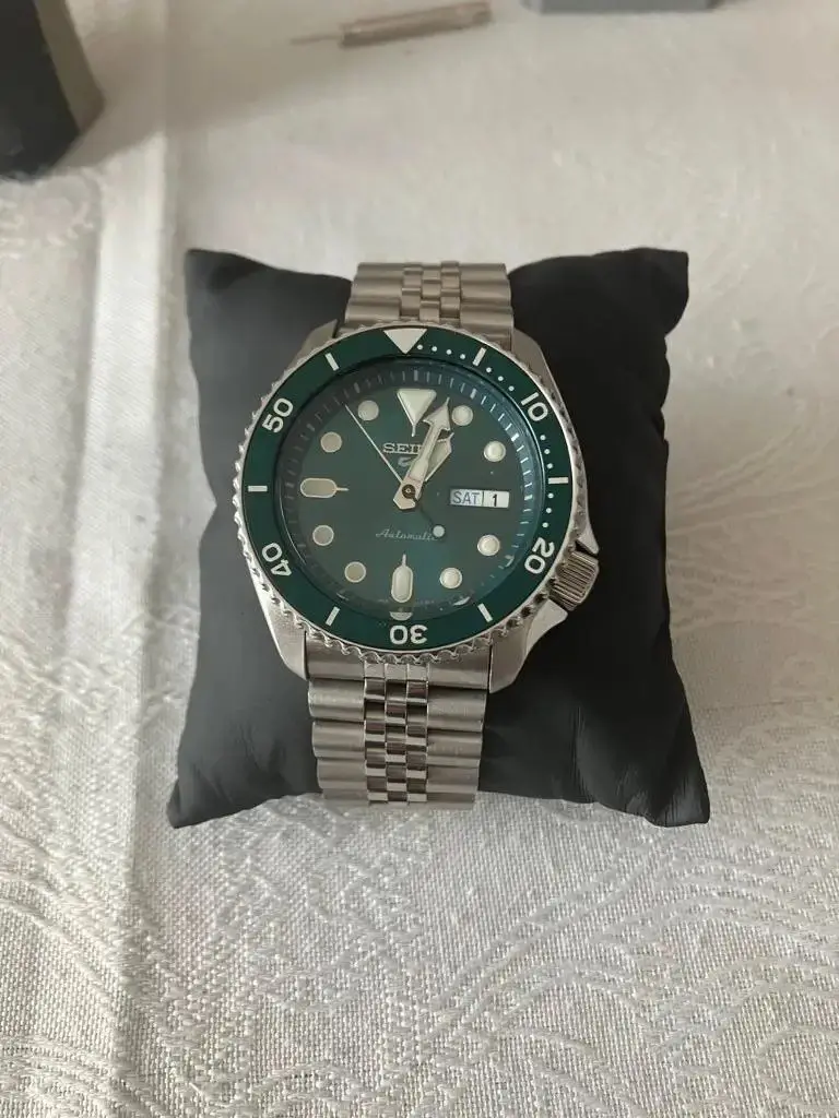 ل Seiko الصلبة سوار فولاذي غير قابل للصدأ 20 مللي متر 22 مللي متر الرجال الرياضة حزام Srpd Skx007/Skx009 SRPD63K1 اليوبيل منحني نهاية سوار