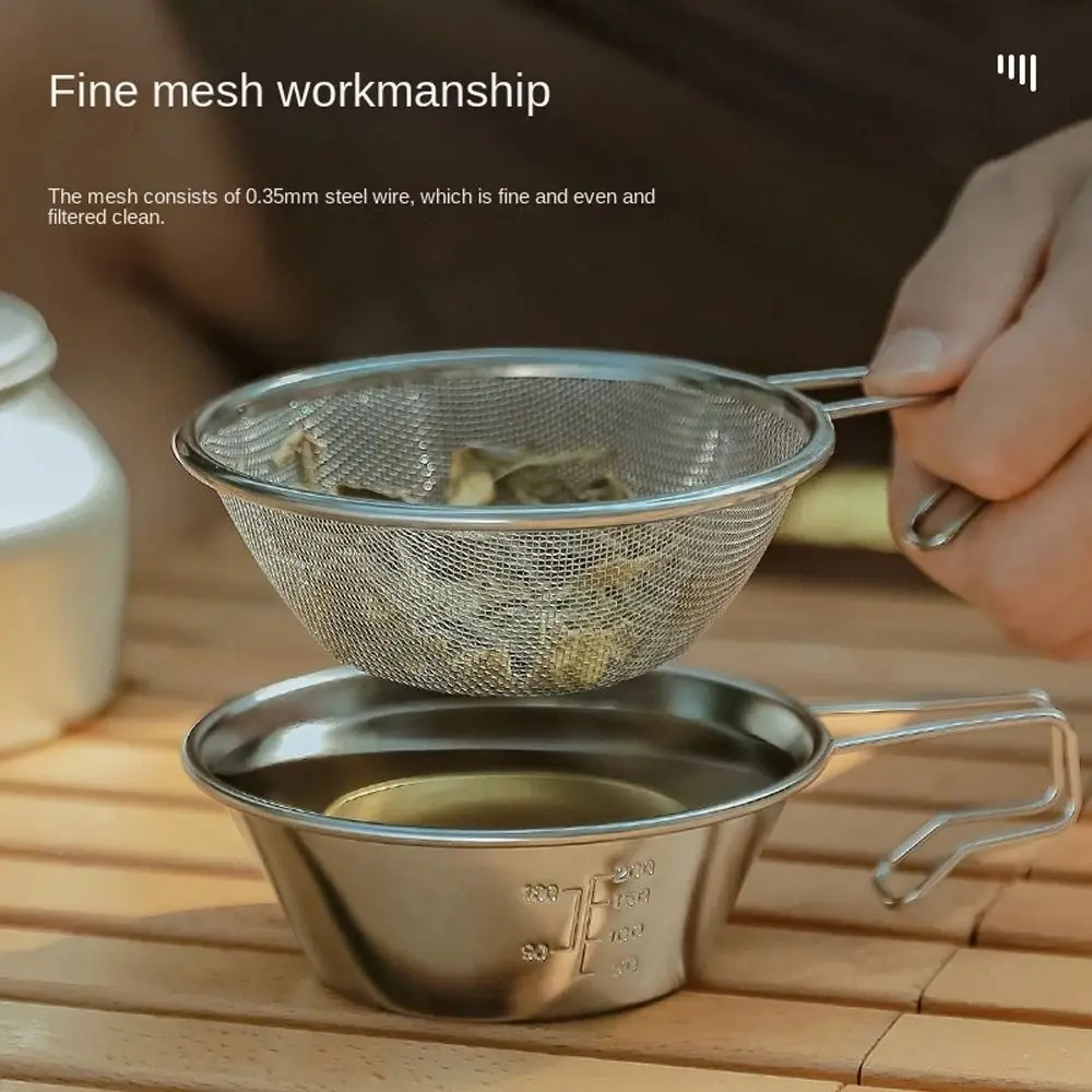 

Tableware Cooking Utensils Oil Strainer Net Bowl Camping Utensils Outdoor Tableware Net Bowl Strainer Strainer Net Strainer