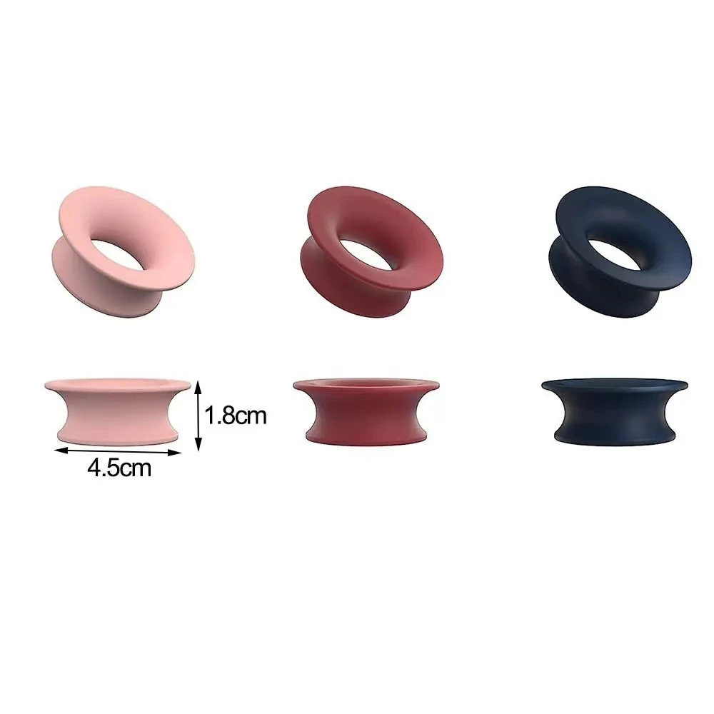 12Pcs Silicone Ring Earplugs Noise Reduction 5 dB Noise Ring Earplugs Mute Earplugs Adjustable Earphone Mute Accessories