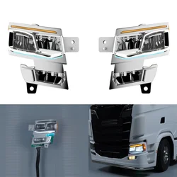 RC Truck 770S LED 5V Headlight Lighting System for 1/14 Tamiya SCANIA Scania 770S 8X4 56368 56371 Nooxion MFC-03 Car Accessories