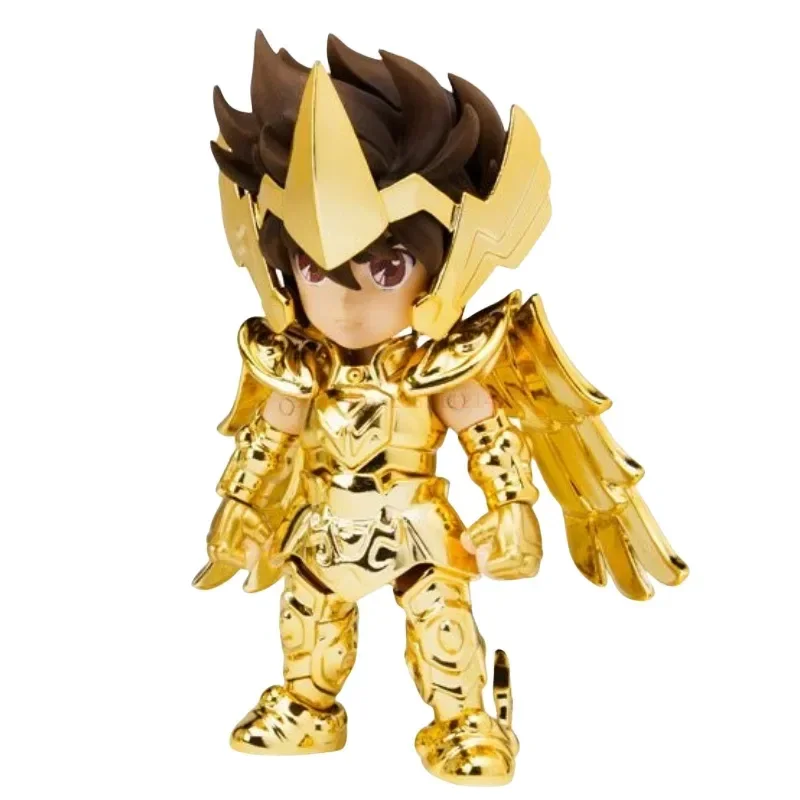 Новый запас Q версия игрушки Saint Seiya, мультяшная фигурка, Лев, Стрелец, Дева, суставы, подвижная модель, украшения, подарки на день рождения