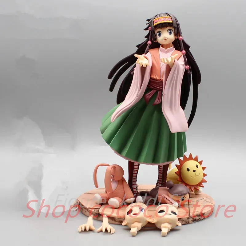 Japanese Anime HUNTER HUNTER GK Alluka Zoldyck Figure Killua Sister PVC Action Figure Collectible Model Toy Doll Kids Gifts