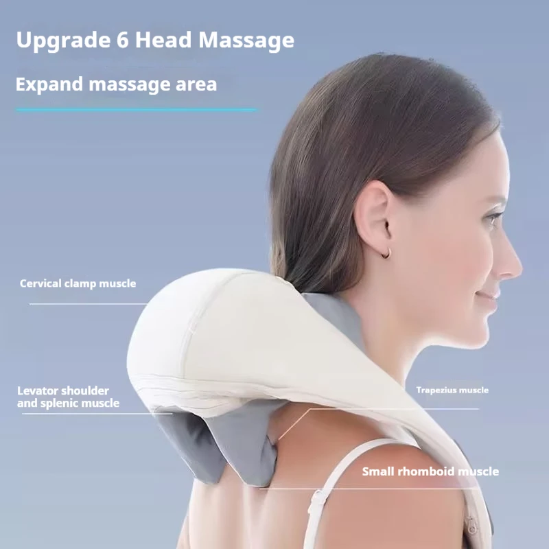 Oyeal Comfortable home portable multifunctional long range cervical spine massager pulse massager intelligent shoulder neck neck