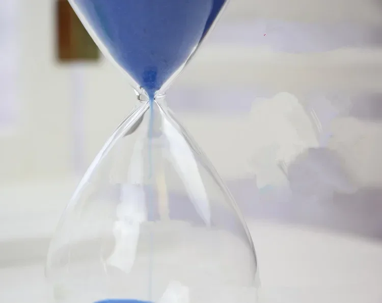 1PC 45 minutes Awaglass Hand-blown Timer clock Magnet Magnetic Hourglass ampulheta crafts sand clock hourglass timer JY 1189-6