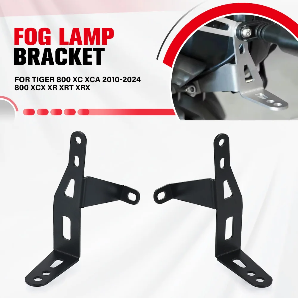 

For Tiger 800 XC XCA 2010-2024 800 XCX XR XRT XRX Motorcycle Auxiliary Fog Light Mounts Bracket Driving Lamp Spot Light Holder
