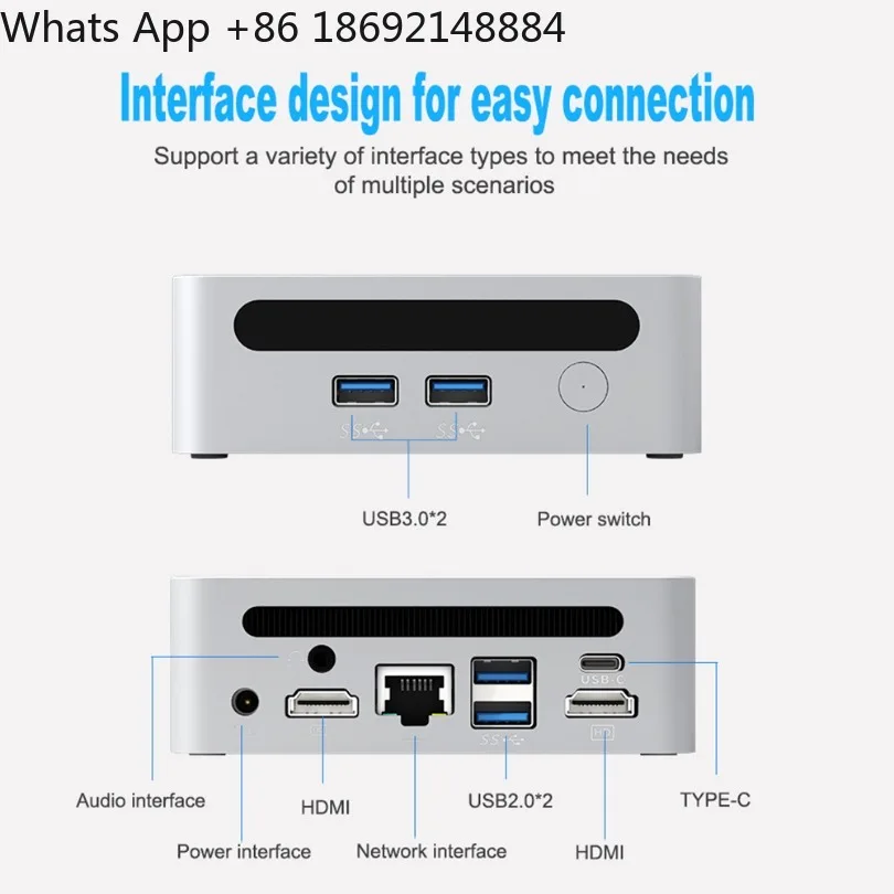 4500U mini computer host, home office learning game miniPC