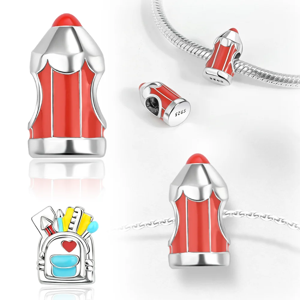 

Сумки-карандаши «Снова в школу», подарки учителю, посеребренные для подвесок, посеребренный оригинальный браслет для изготовления ювелирных изделий