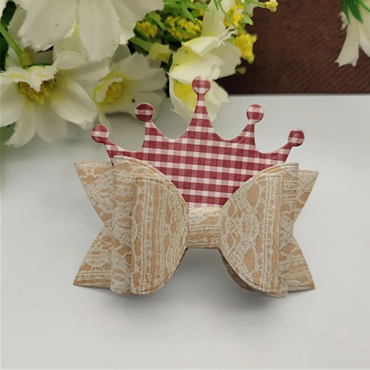 

New 2025 Pattern Metal Cutting Dies DIY Scrapbooking Photo Butterfly Crown Hairpin Handicraft Decoration Compression Mold