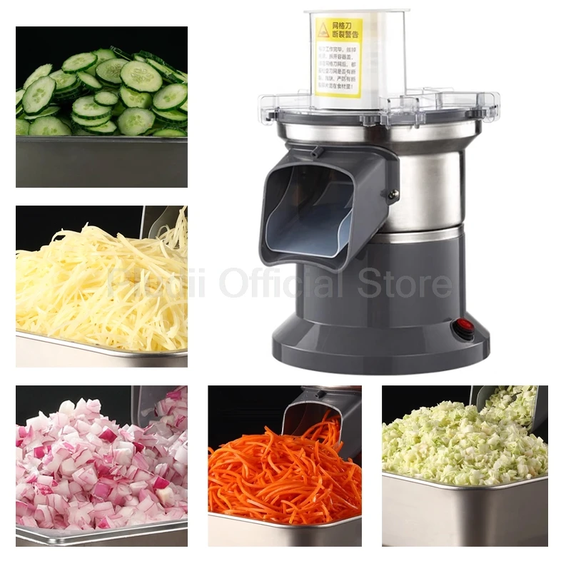 200W Electric Vegetable Cutter Home Multifunctional Fruit Slicer Good Commercial Automatic Potato Shredder Slicer for Kitchen