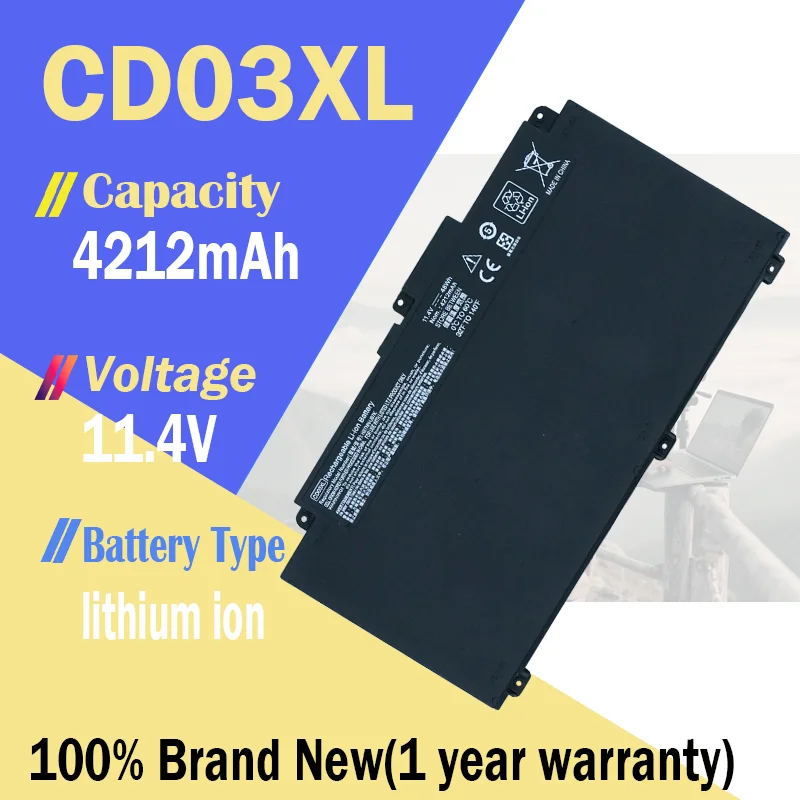 CD03XL 11,4 V batería del ordenador portátil para HP ProBook 640 G4/645 G4/650 G4/640 G5/650 G5/650 G7 HSTNN-UB7K HSTNN-IB813 HSN-I15C