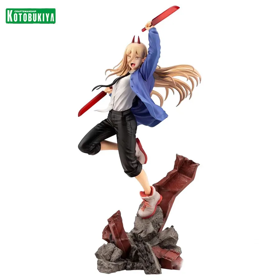 

In Stock Kotobukiya Chainsaw Man Power Original Genuine Anime Figure Model Action Toys Figures Collection Cartoon Birthday Gifts