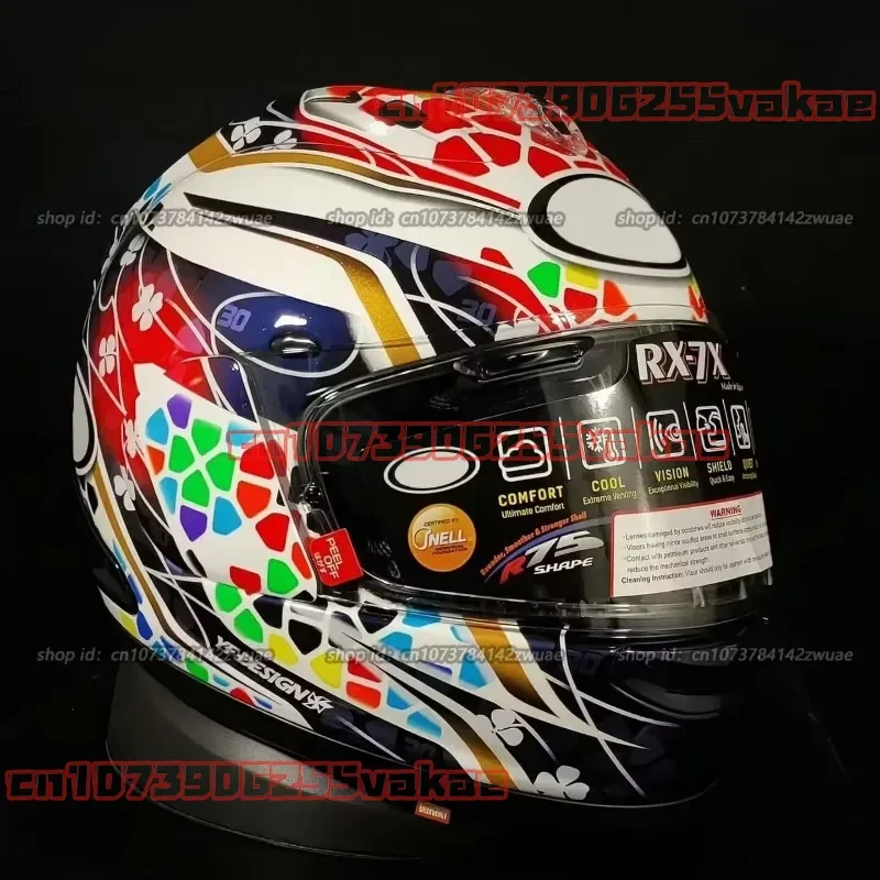 RX-7X Nakagami GP2 오토바이 헬멧, RX7X 풀 페이스 헬멧, RX-7X Corsair-X RX-7V Casco 사이즈 M-XXL 일본