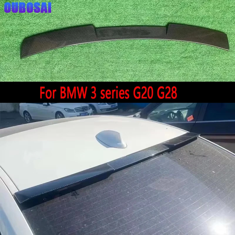 

For BMW 3 series G20 G28 Carbon Fiber Spoiler Tail fins Top Wing Rear Guide Wing Rear Wing Car Diverter body kit