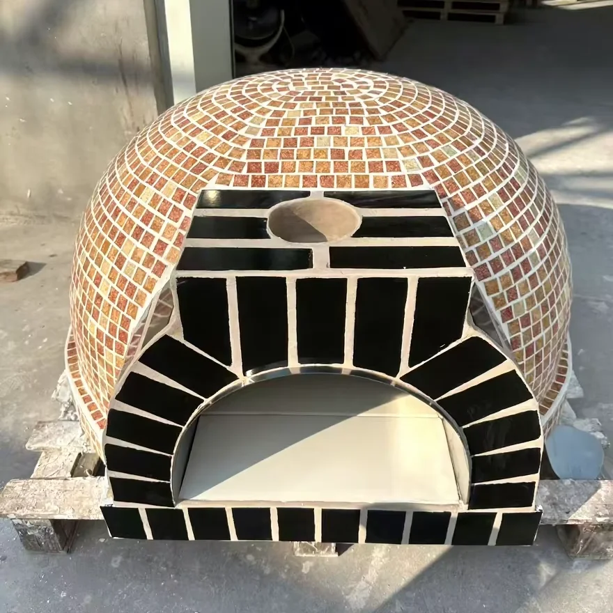 hj-Commercial High Quality Wood Fired Pizza Oven Low Price Outdoor 500°C Brick Pizza Oven for Home Use@