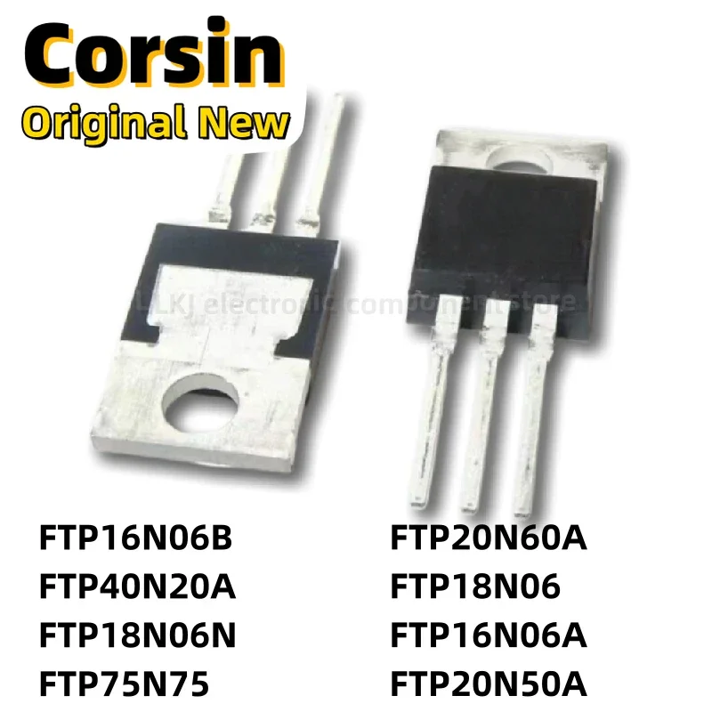 1 Uds FTP16N06B FTP40N20A FTP18N06N FTP75N75 FTP20N60A FTP18N06 FTP16N06A FTP20N50A TO220 MOS FET TO-220/