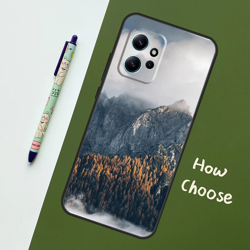 حافظة طبيعة غابة جبلية جميلة لهاتف Xiaomi Redmi Note 13 11 9 10 12 14 Pro 11S لهاتف Redmi 15 14C 10C 13C 12C 15C