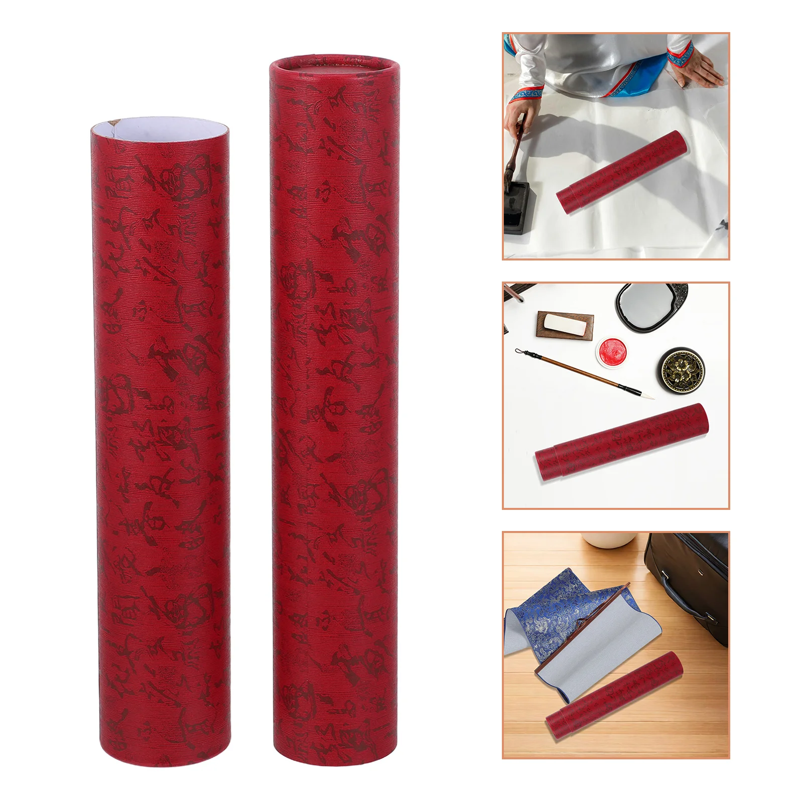 أنبوب تخزين ملصقات تلسكوبي قابل للتمديد، أنبوب تخزين عمل فني متين مقاوم للماء #1