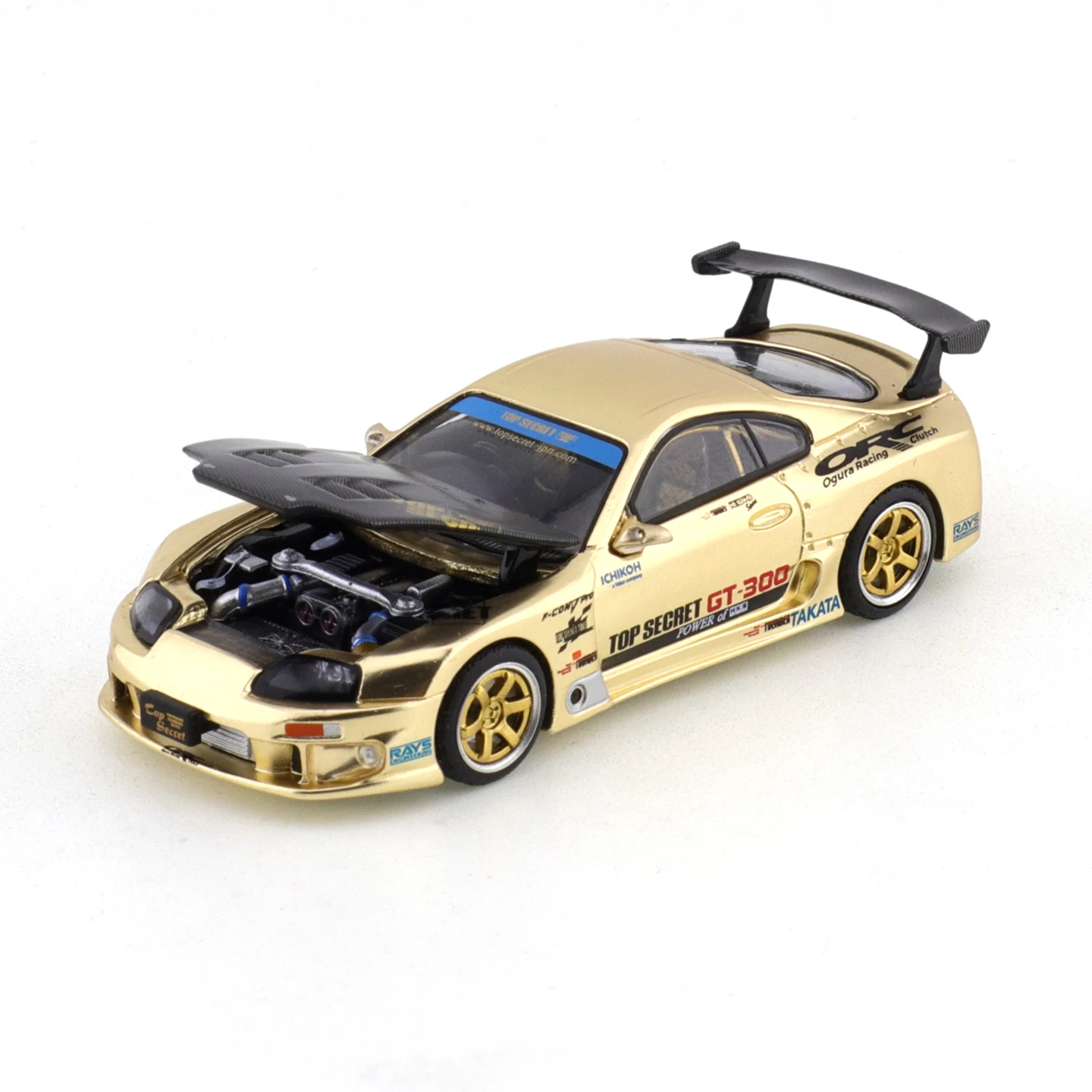 XCARTOYS 1/64 POP RACE Toyota Subaru TOP SECRET GT300 SUPRA Car Alloy Motor Vehicle Diecast Metal Model Kids Toys Boys