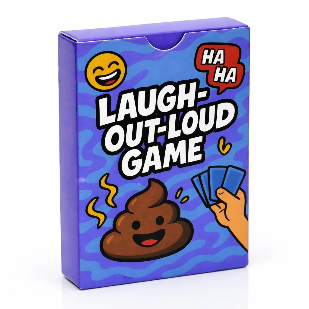 LAUGH-OUT-LOUD GAME Card Game Hilarious Bathroom Humor Card Game for Family Game Night Fun Strategy Cards to Flush and Not Clog