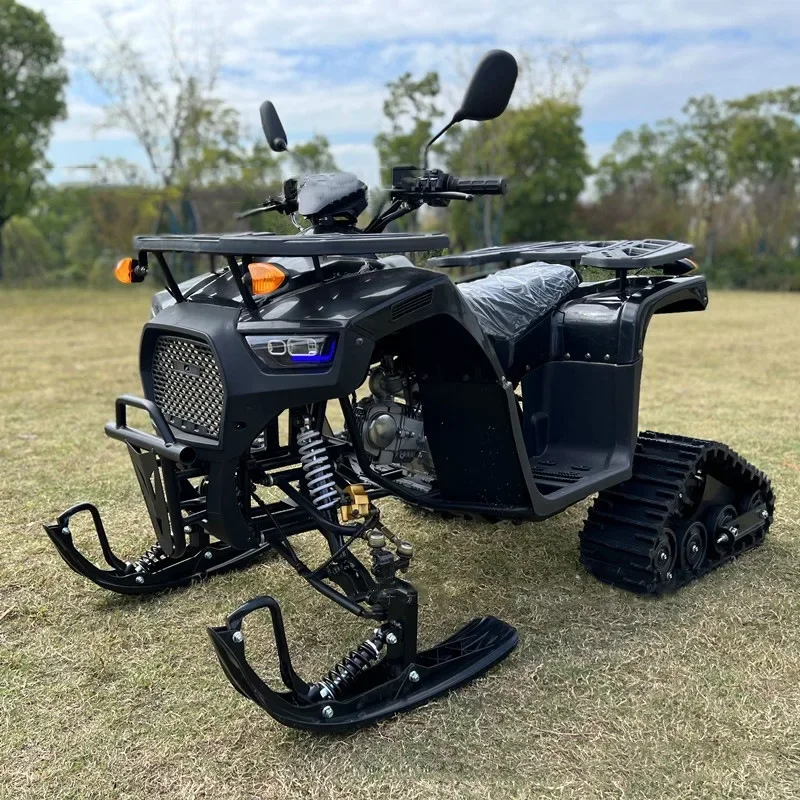 Powered Snowmobile 60KM/H 200KG Weight Load Single Cylinder 150CC/200CC Displacement