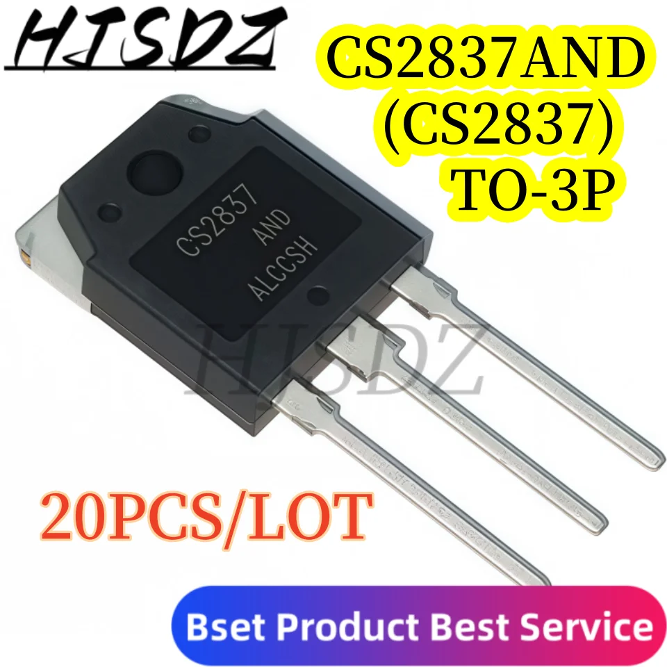 【20-40PCS/LOT】 100% Quality  CS2837 CS2837AND MOS 20A 500V - Disponible en Calidad Premium, Stock Garantizado