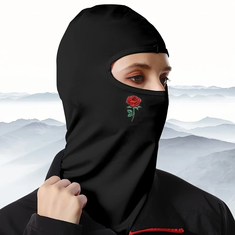 2pcs Print Unisex Versatile Sunshade Neck Gaiter And Face Mask, Fashion Balaclava Cap For  Outdoor Activities