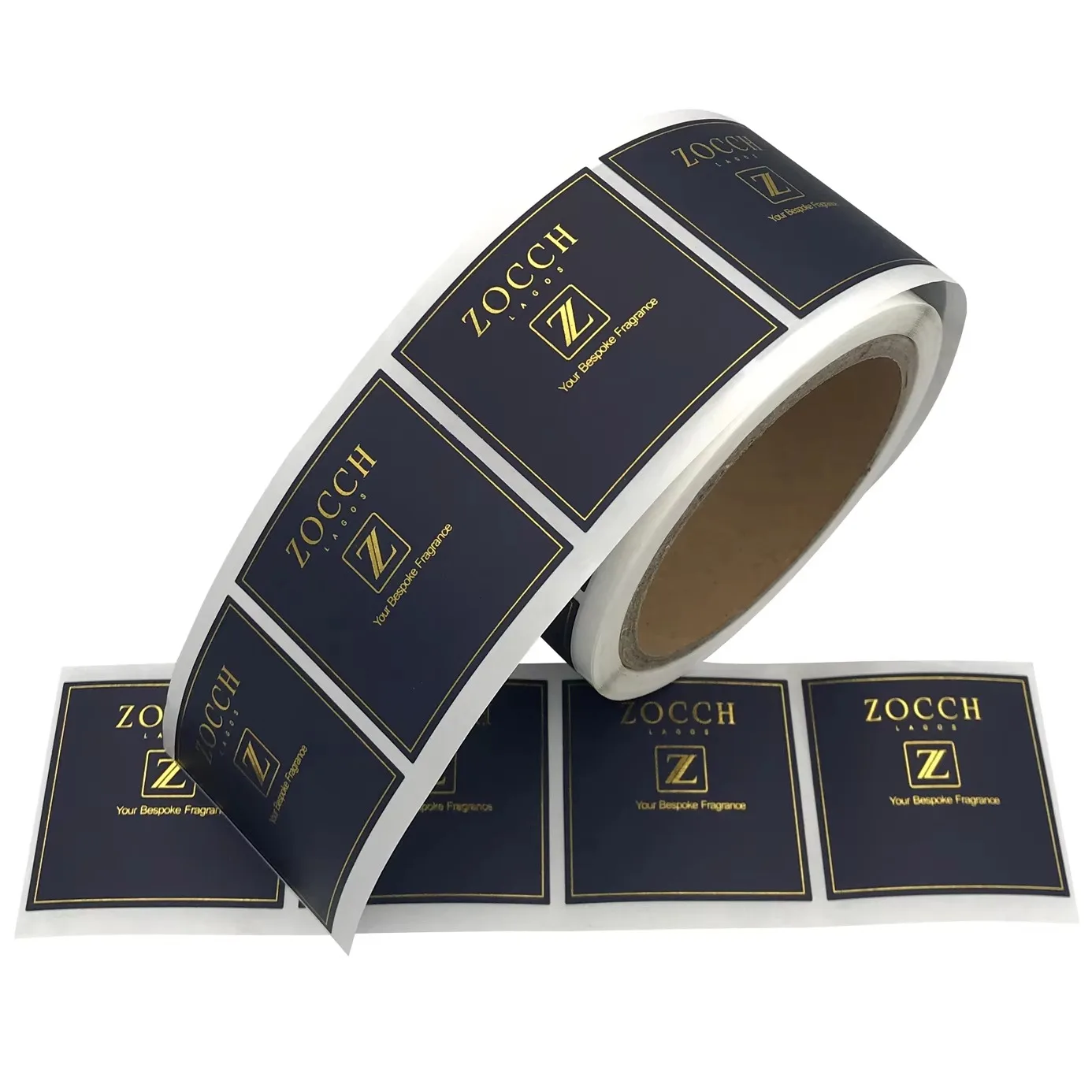 Gold Foil Textured Paper Wine Labels｜Custom Printed Permanent Adhesive Bottle Stickers