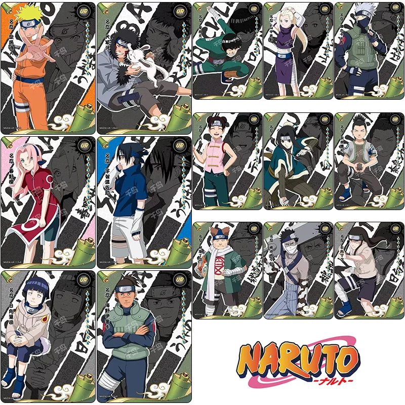 

Naruto Ur Series Uzumaki Naruto Haruno Sakura Anime Characters Bronzing Rare Collection Flash Card Cartoon Toys Christmas Gift