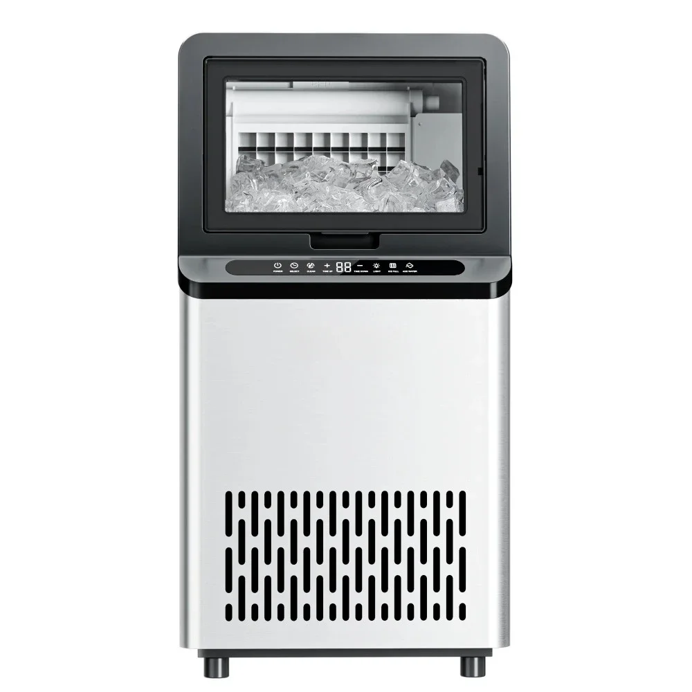 

Коммерческий льдогенератор, льдогенератор под столешницей из нержавеющей стали 100 фунтов/24 часа