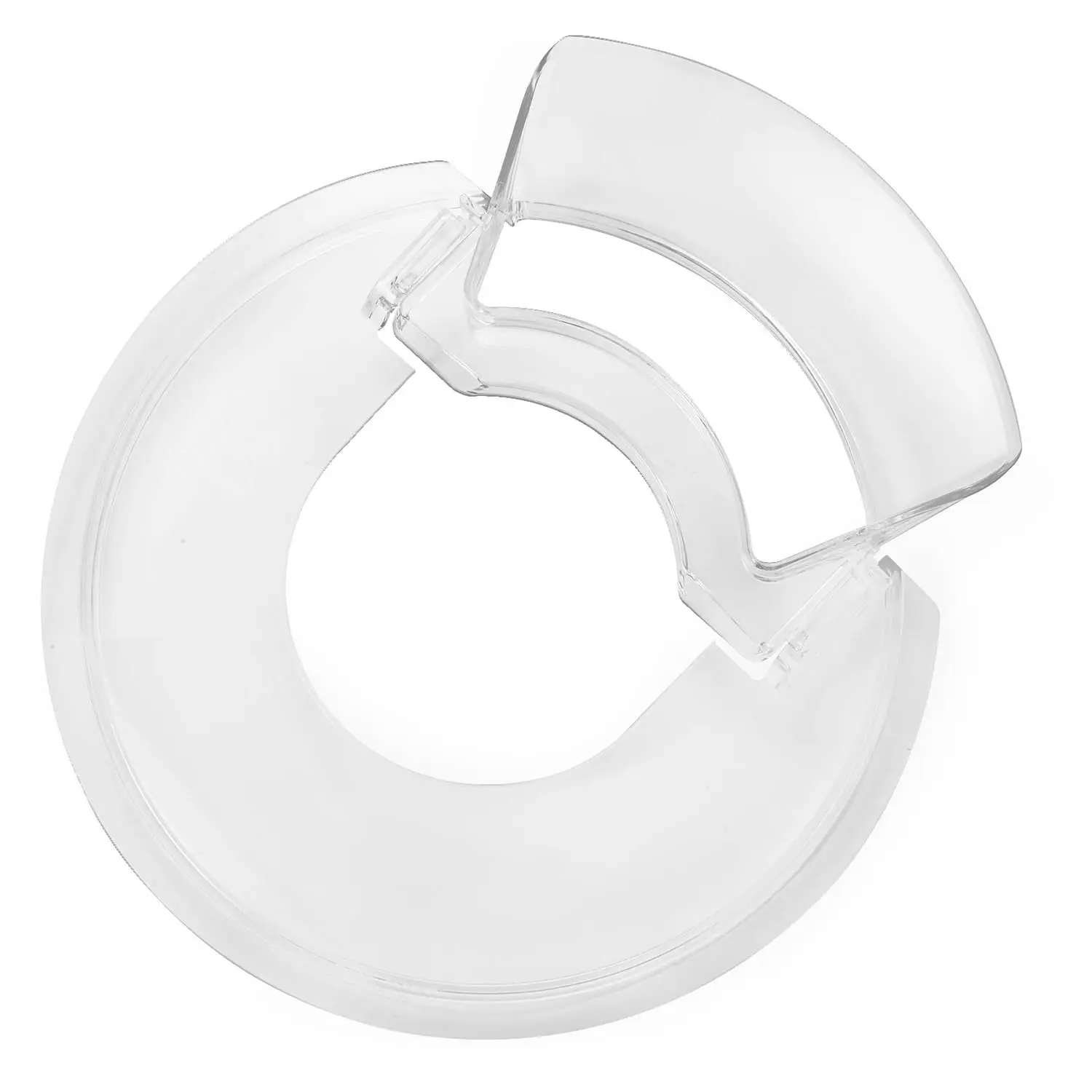 4.5-5QT Pouring Shield Detachable Splash-proof for Kitchenaid Dumping Cover Mixer Splash-Guard