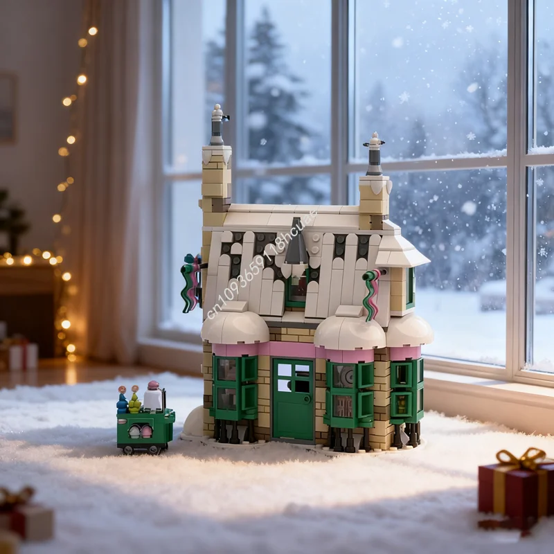 

594pcs MOC Honeydukes Sweet Shop Harry Pottered Model Building Blocks Toy Assemble Creative Christmas Gifts Brick Kids Birthday