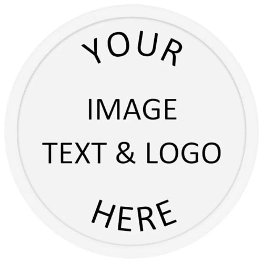 

500 Custom Plastic Chips Personalized Your Own Photo Text Logo on a Chip Double Sided Printing Good for Beer or Drink in Bar To