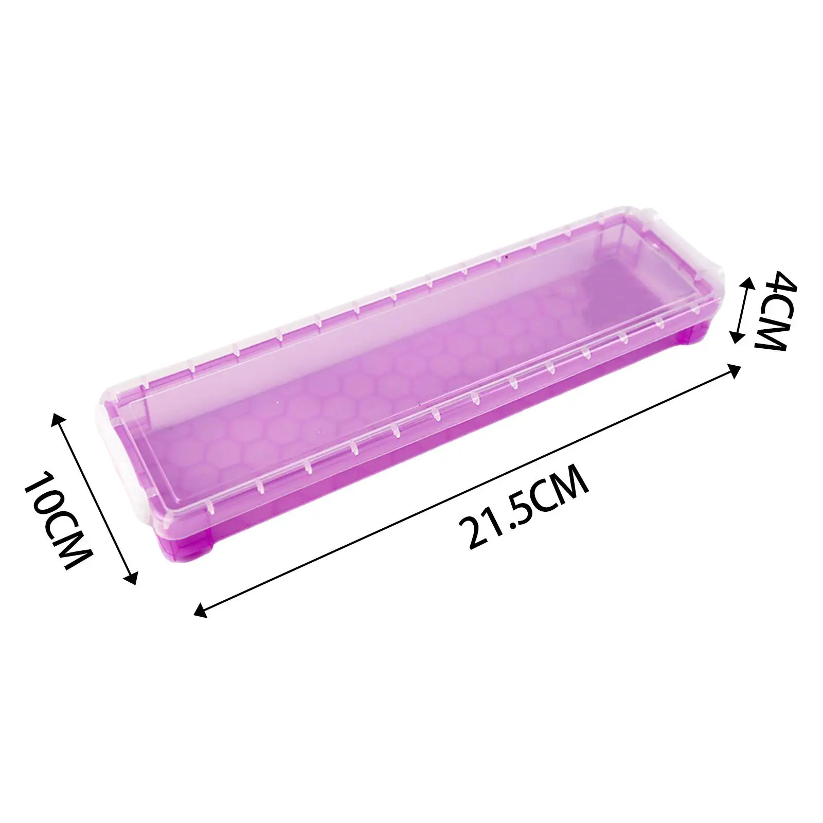 Caja de lápices de plástico, caja de lápices, pincel, pintura, almacenamiento, 5 unidades