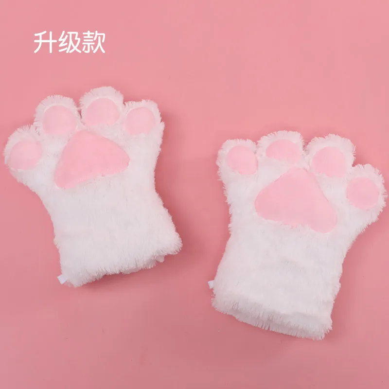 Kawaii Cat Paw ถุงมือ Lolita Cat Paw ถุงมือชุดคอสเพลย์ผู้หญิง Props JK สาวปาร์ตี้ฮาโลวีนคอสเพลย์อะนิเมะ Props