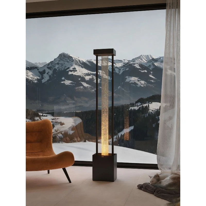 Minimalist flowing water ornament, living room light luxury generation and wealth circulation water feature entrance