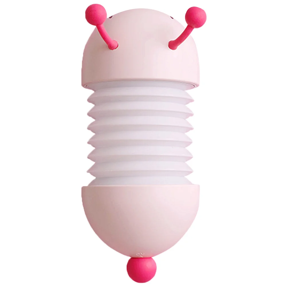 تلسكوبي قابل للطي Led ضوء الليل الوردي مصباح غرفة النوم USB قابلة للشحن السرير الجدول ضوء لغرفة الحضانة ديكور صغير